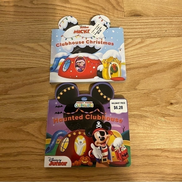 Mickey Mouse Clubhouse Hardcover Book Bundle Lot Christmas Haunted Halloween NEW - Picture 2 of 3
